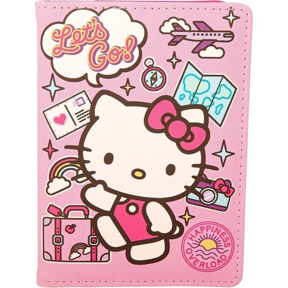 Passport Holder Polyurethane Multicolor Sanrio Cartoon Travel Accessory